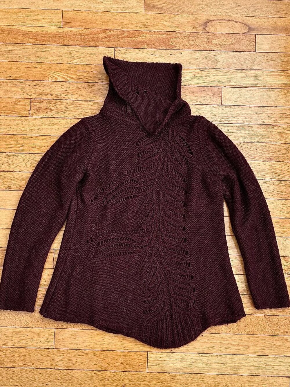 Moth Asymmetrical Filigree Sweater